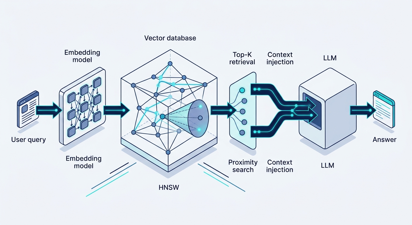 RAG Pipeline Architecture: How Vector Databases Power LLM Applications