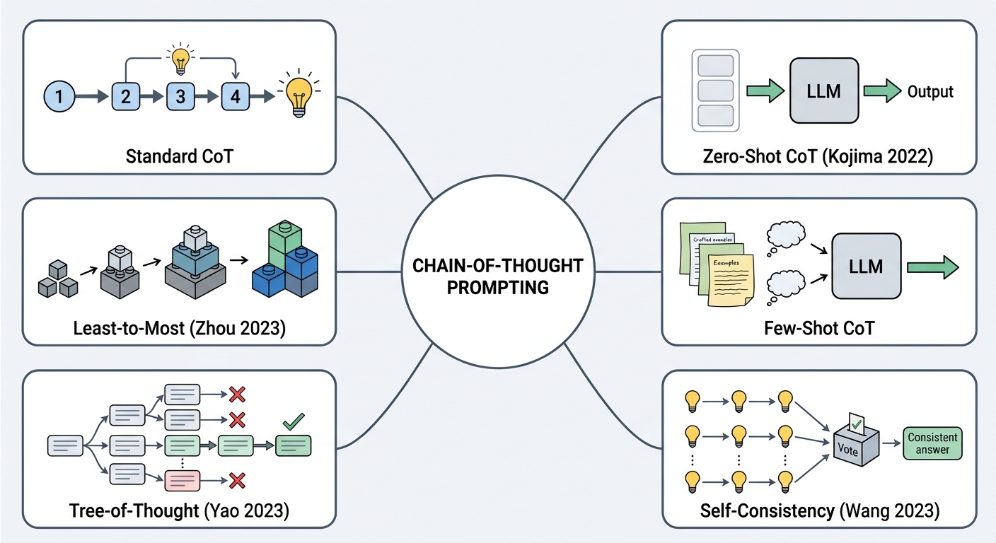 Chain-of-Thought Prompting Variant Taxonomy