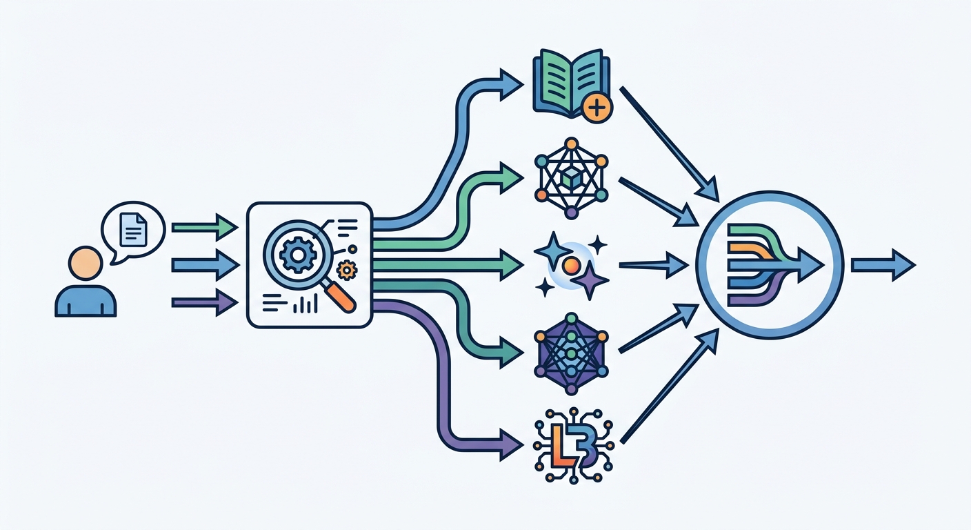 LLM routing architecture diagram