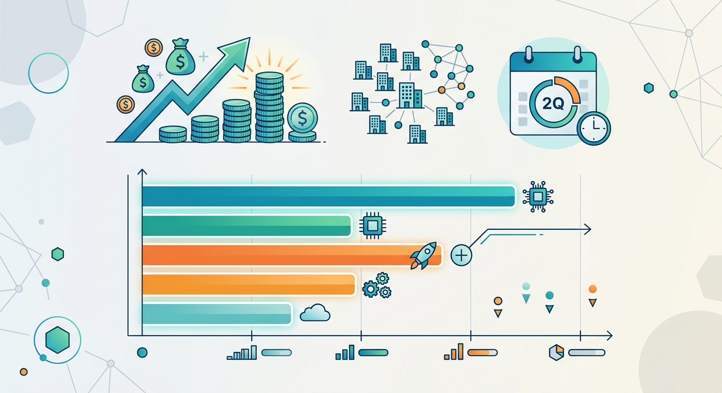 Q2 2026 AI Chip Startup Funding Infographic