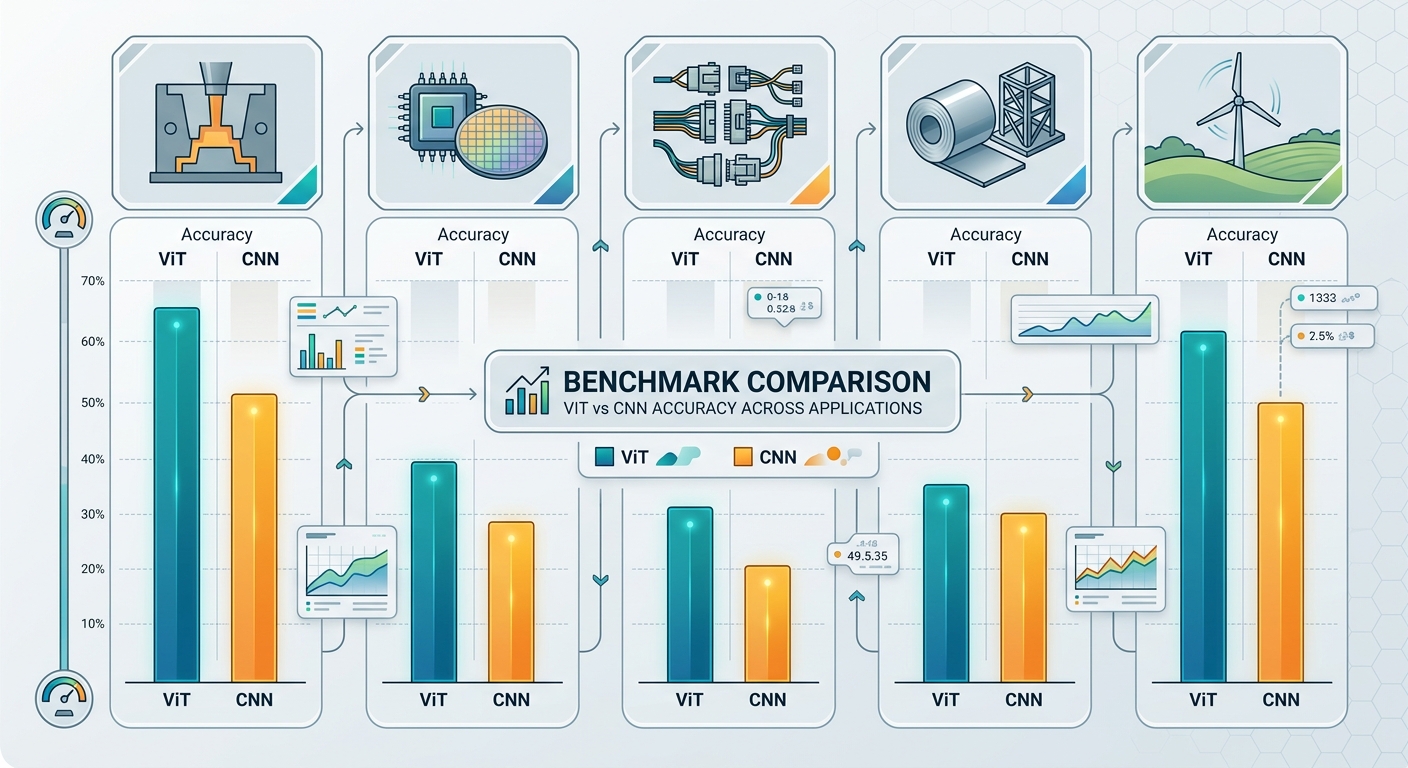 ViT vs CNN benchmark comparison chart