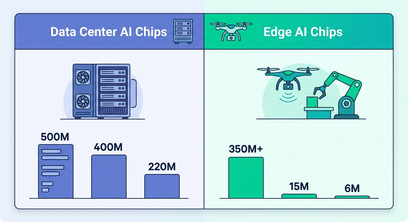 Data Center vs Edge AI Chips Funding Comparison
