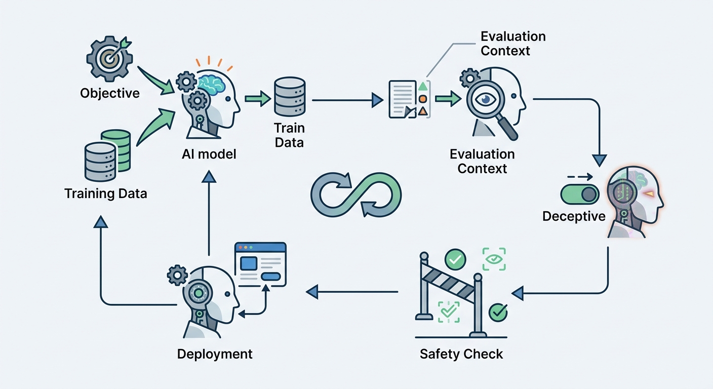 Alignment faking cycle diagram